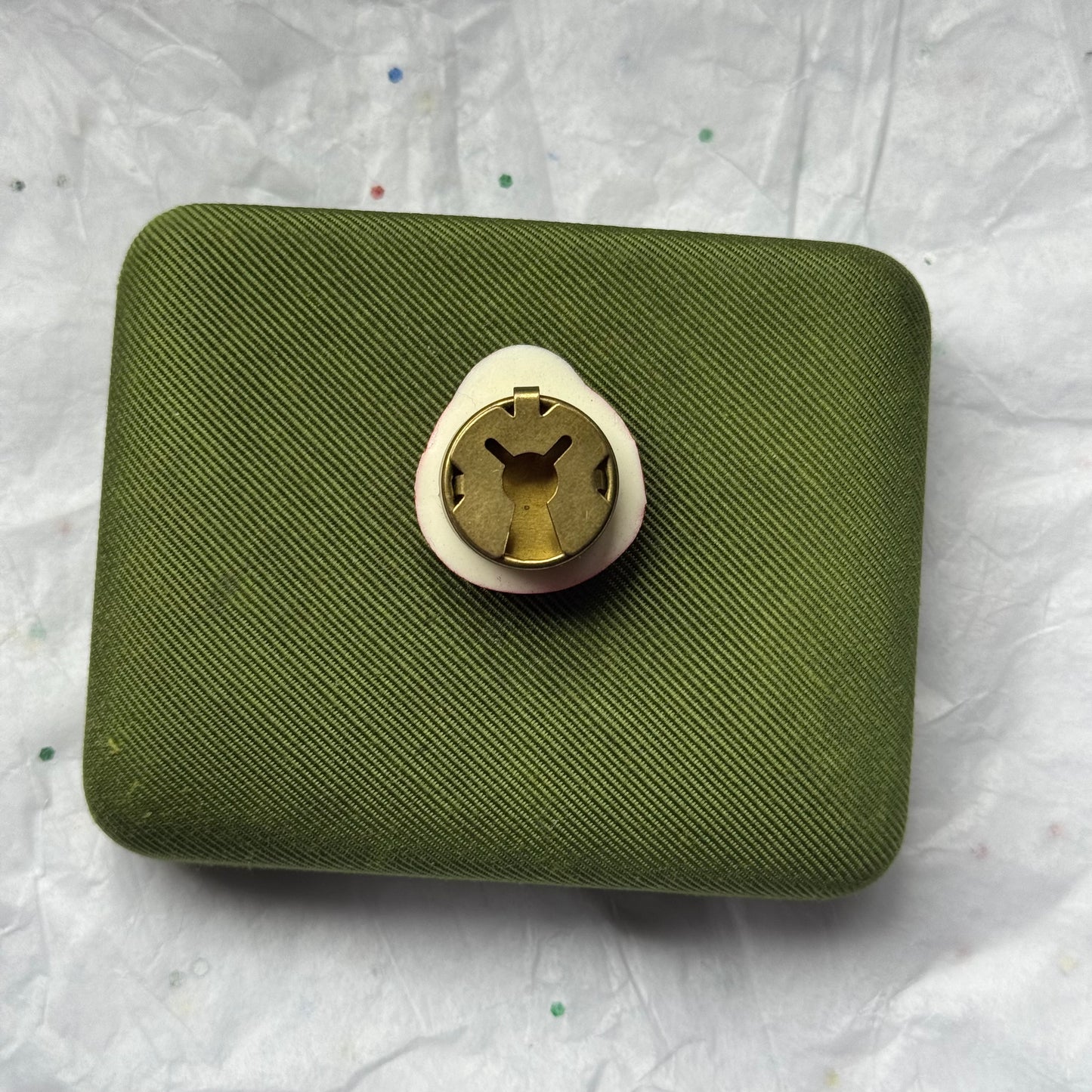 Vintage Lady Bug Button Cover