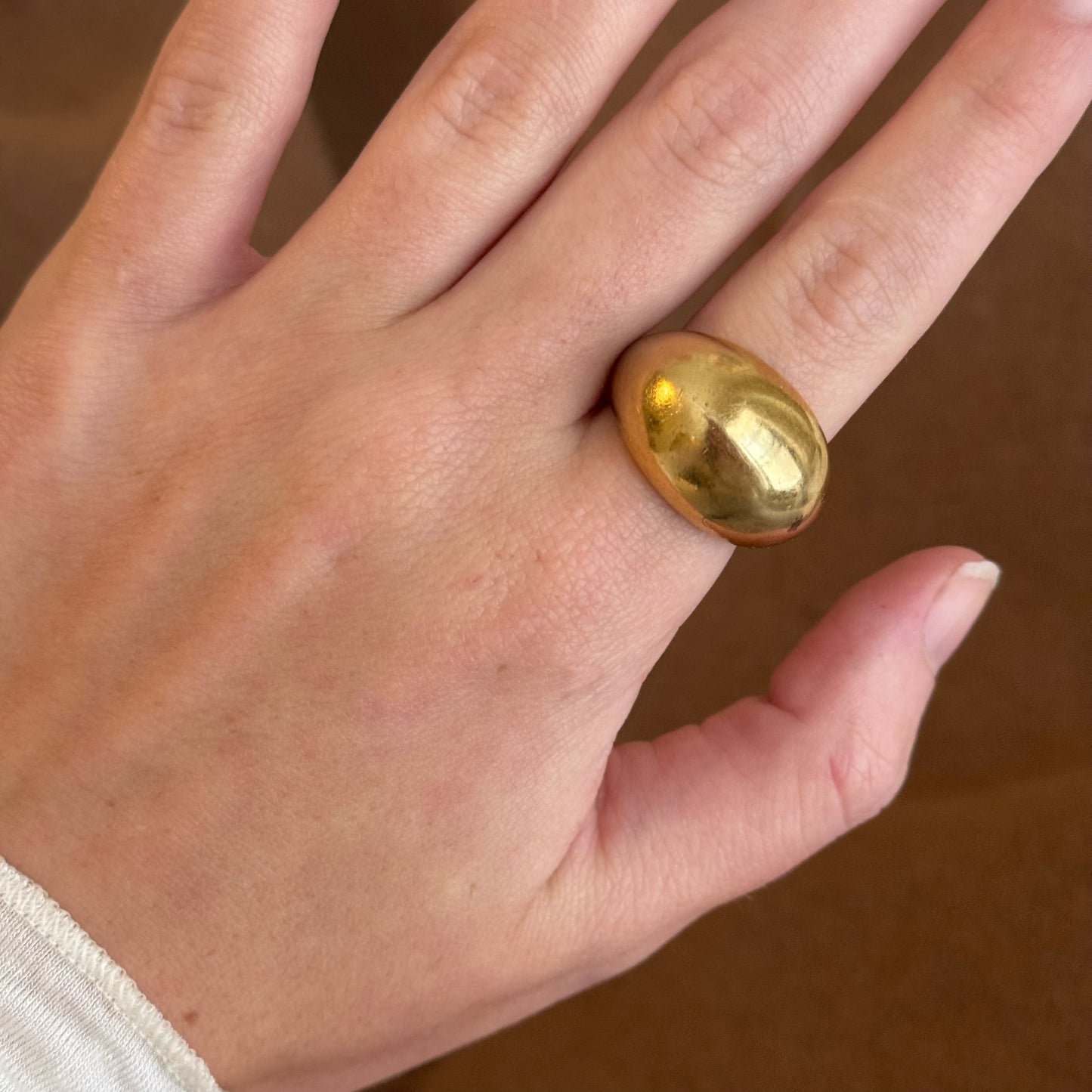 Vintage Chunky Gold Ring