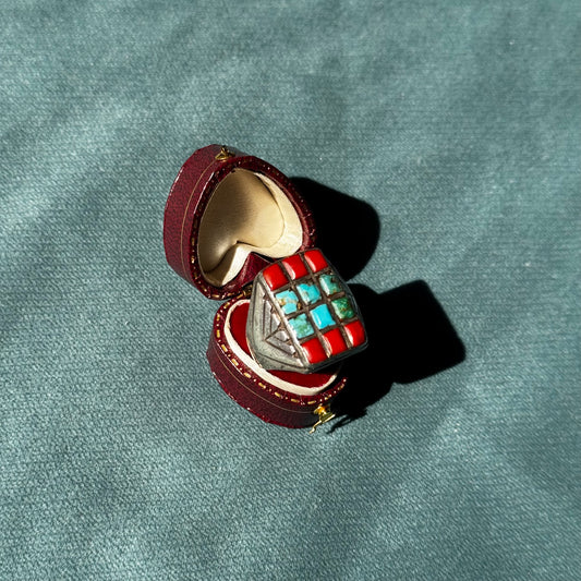 Vintage Turquoise Sterling Silver Ring