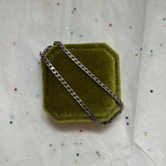 Vintage Silver Chain Bracelet