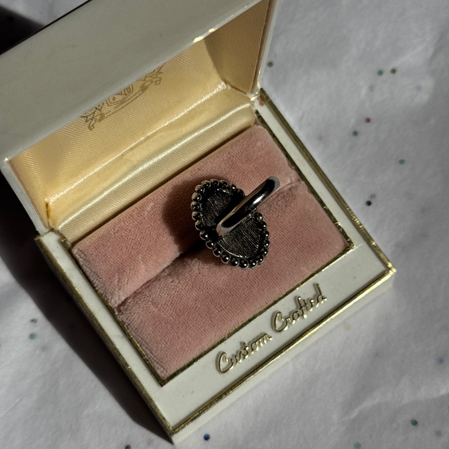 Vintage Silver Cameo Ring