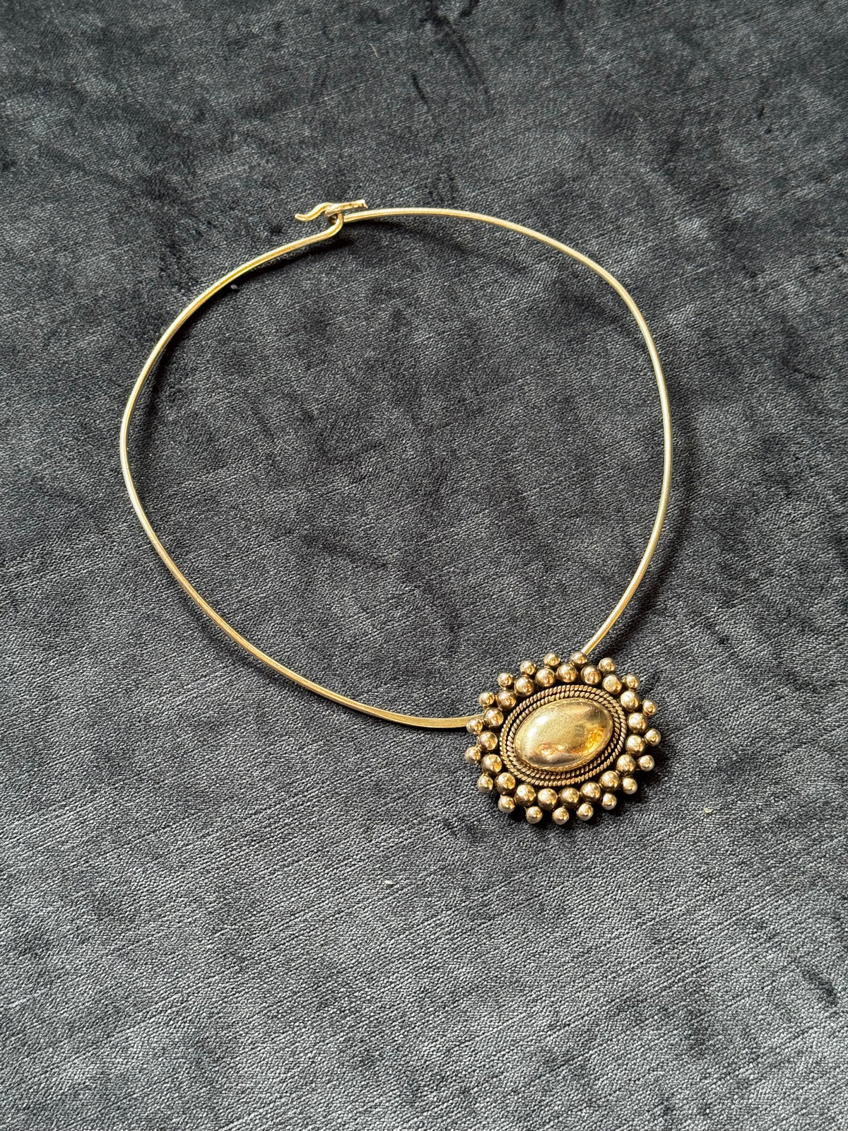 Vintage Sterling Silver Pendant Necklace