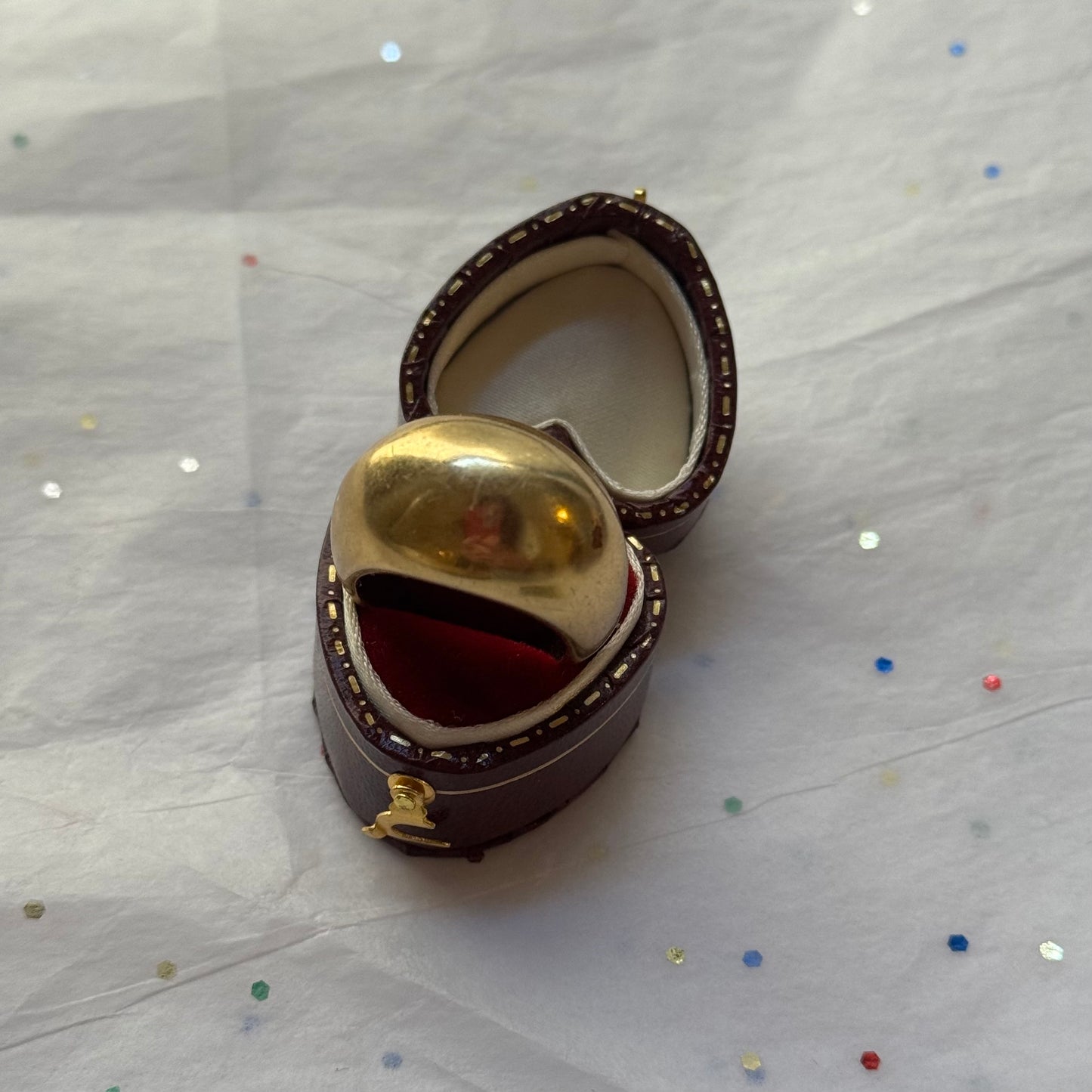 Vintage Chunky Gold Ring