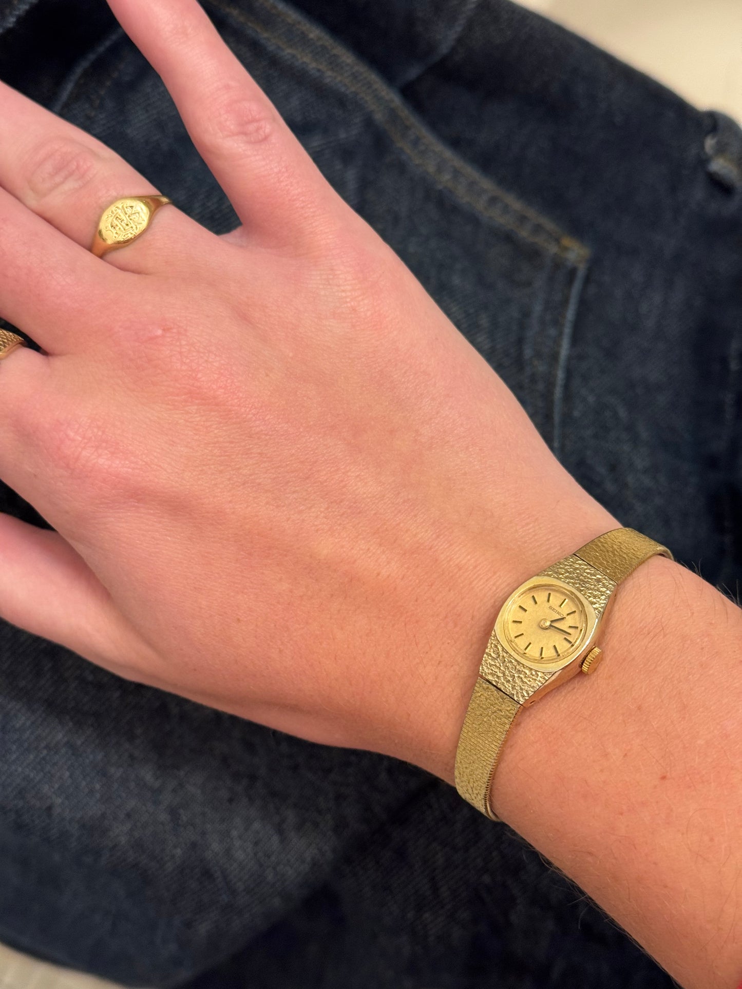 Vintage Gold Seiko Watch