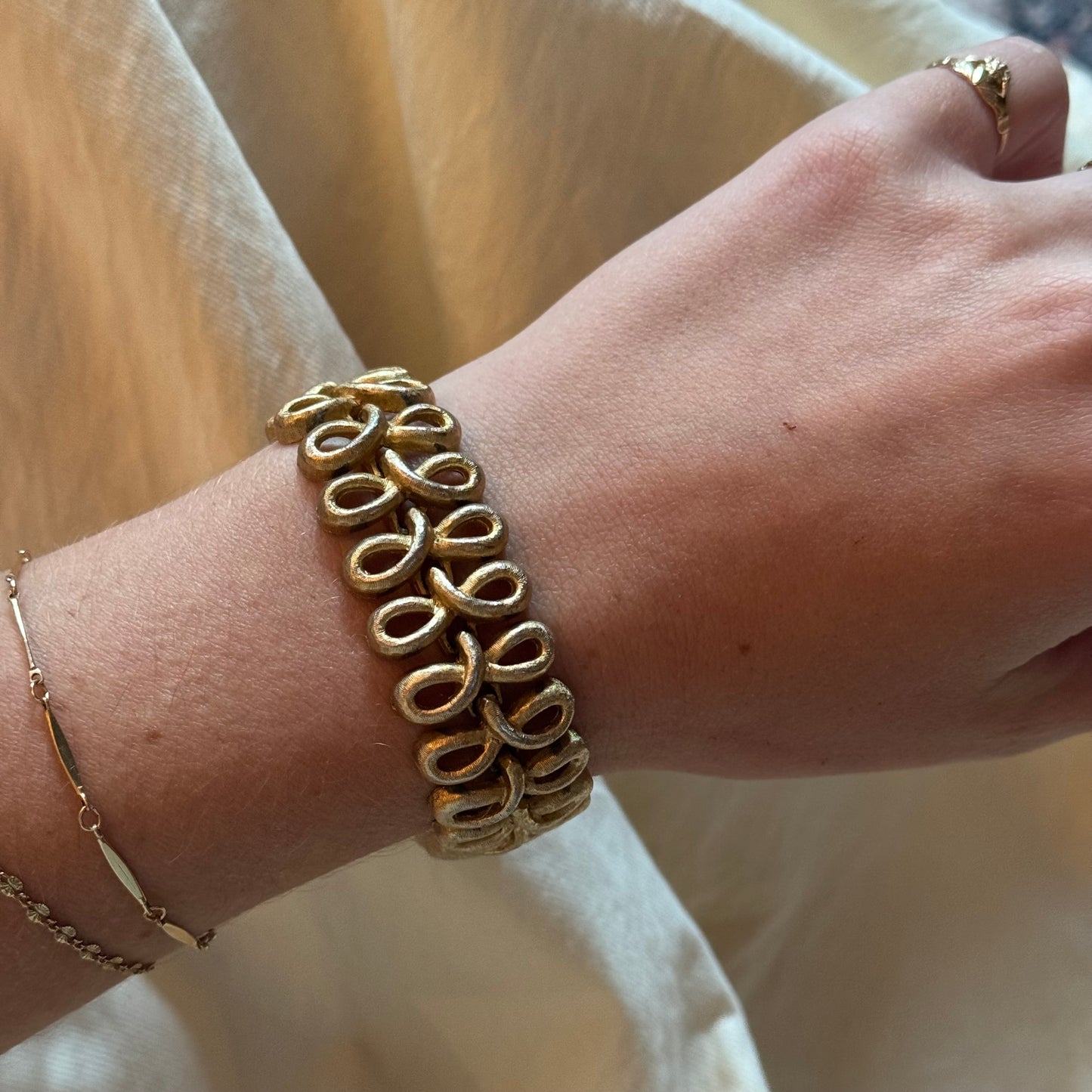 Vintage Gold Coro Bracelet
