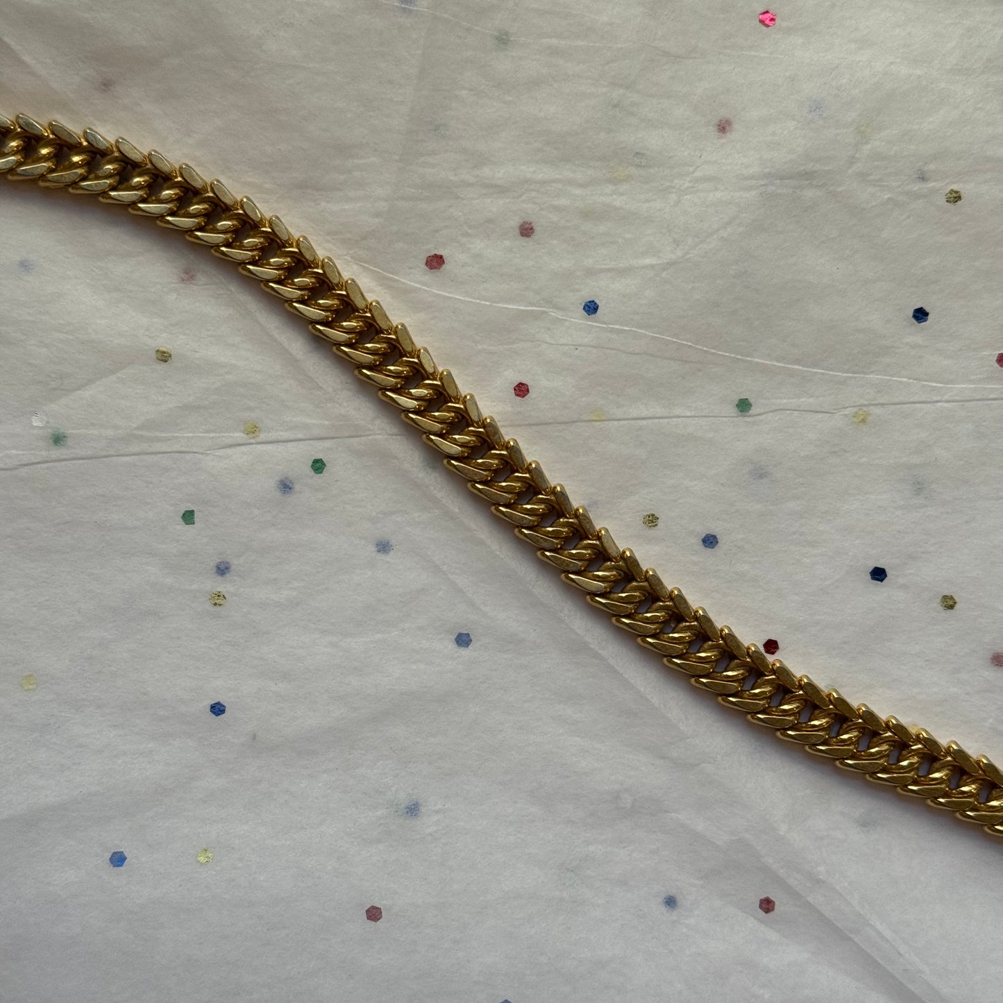 Vintage Monet Gold Chain Bracelet