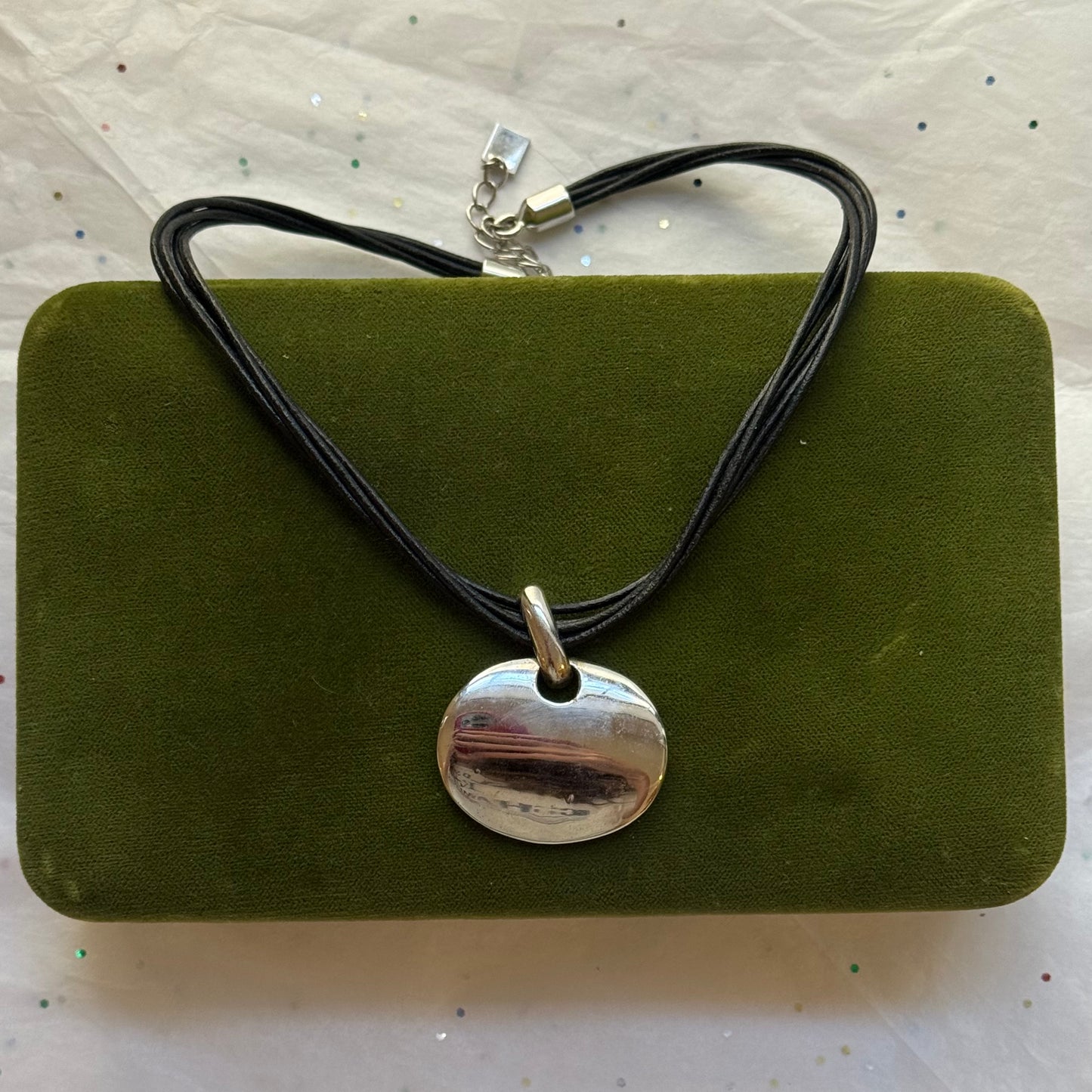 Vintage Silver Pendant Necklace