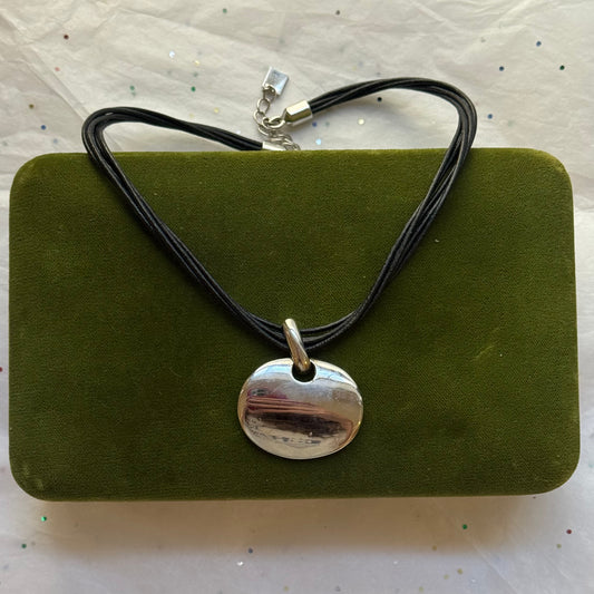 Vintage Silver Pendant Necklace