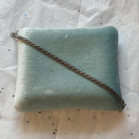 Vintage Silver Chain Bracelet