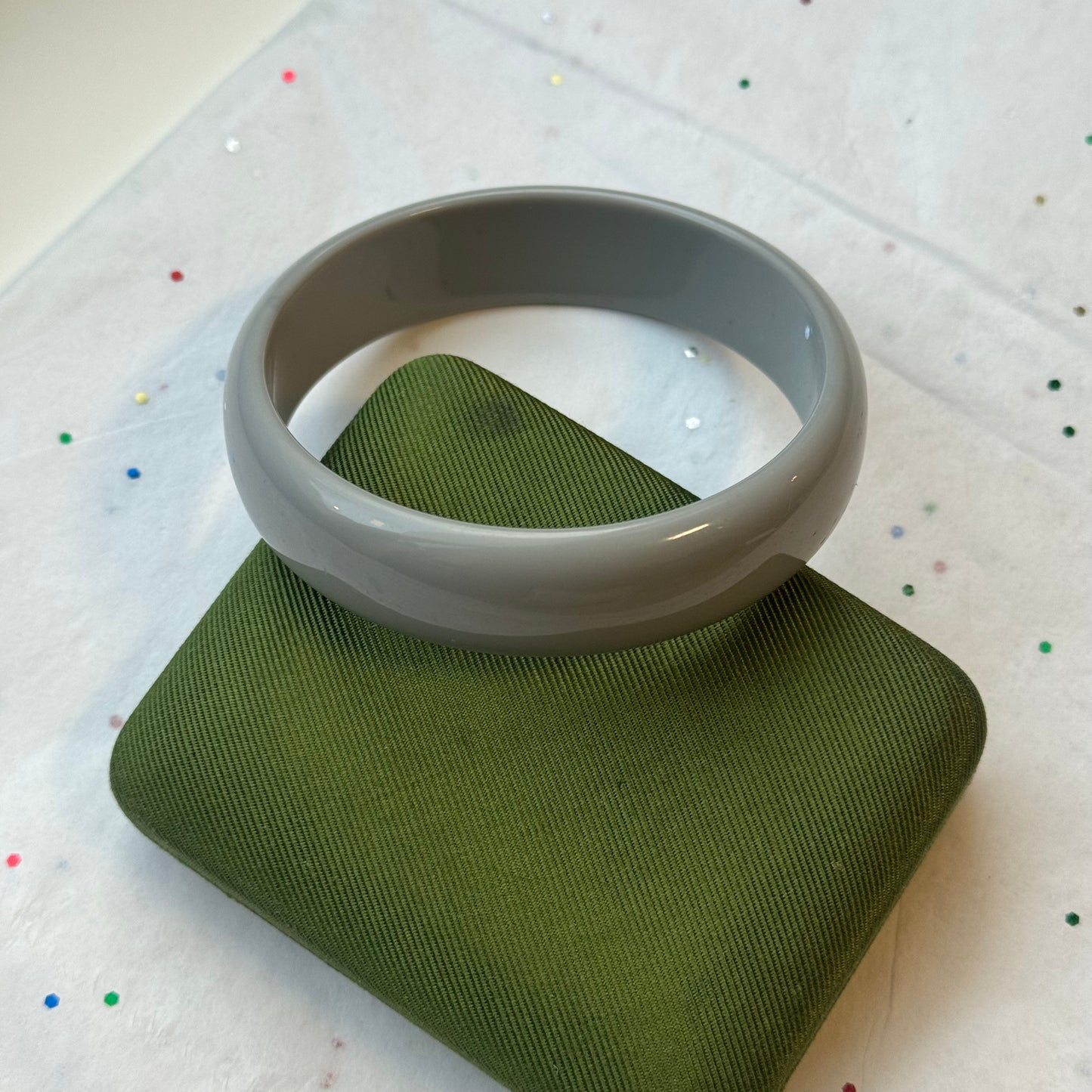 Vintage Grey Bangle Bracelet