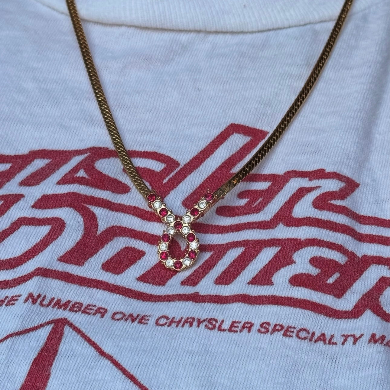 Vintage 1980s Avon Rhinestone Necklace