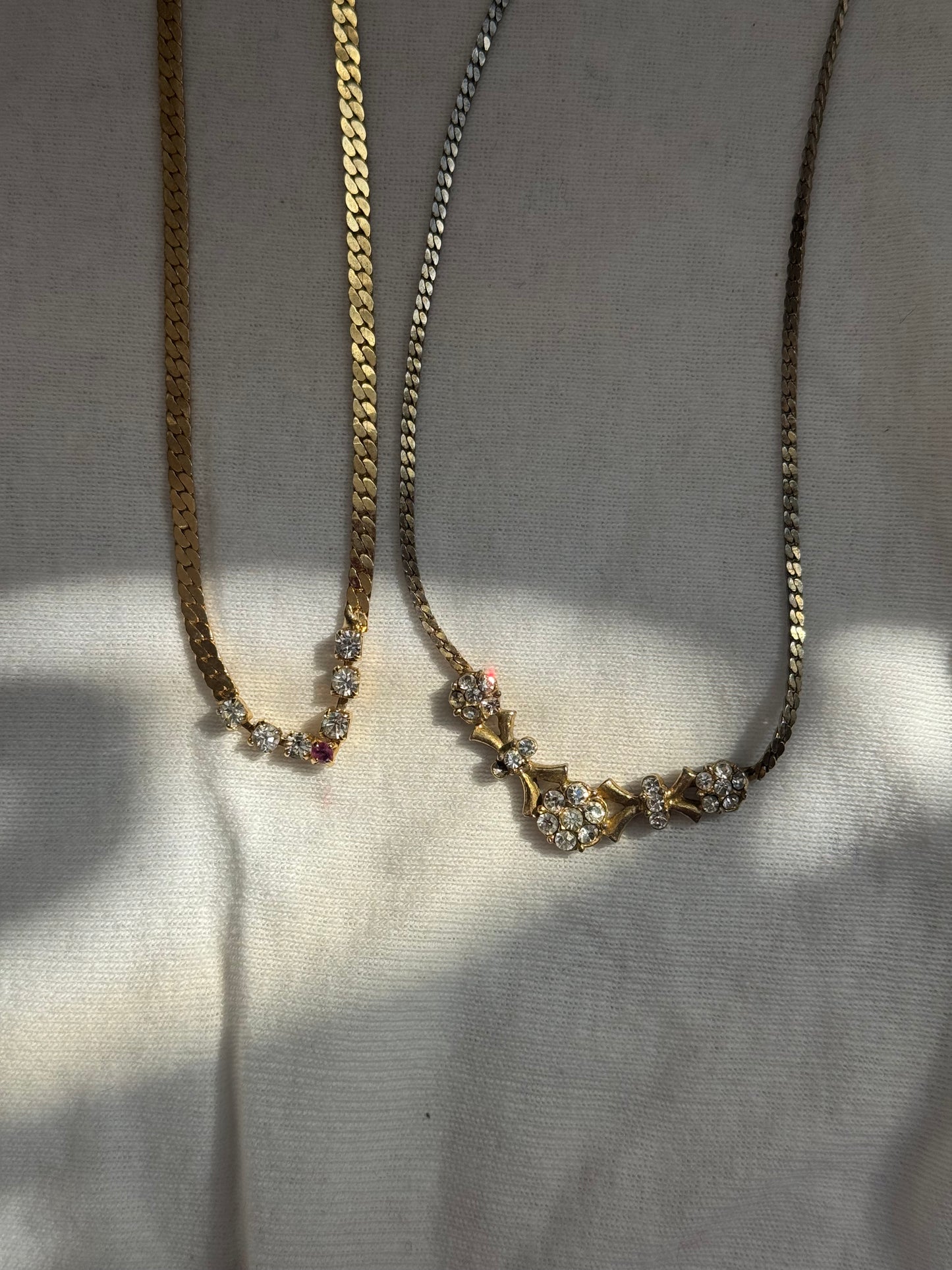 Vintage Rhinestone Necklace - Sourced in Paris