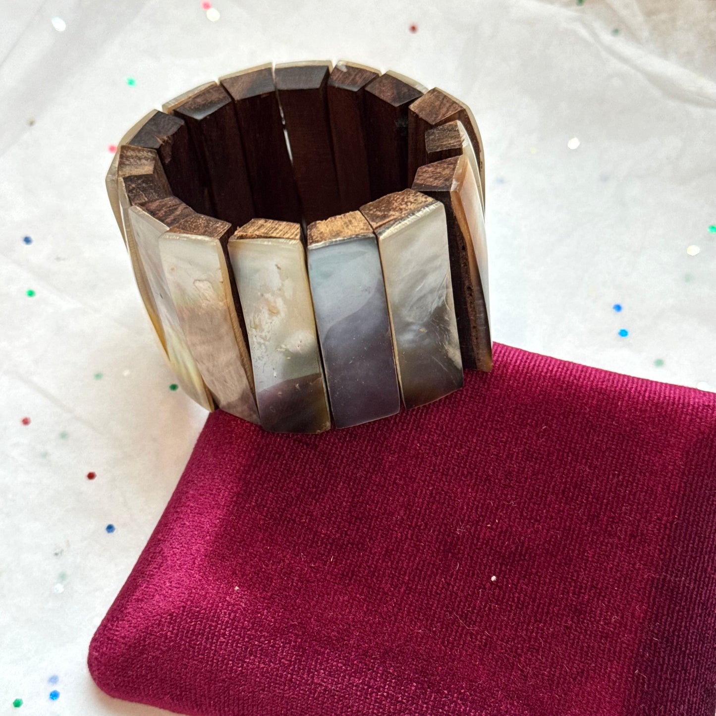 Shell Stretch Bracelet - Sourced in Greece