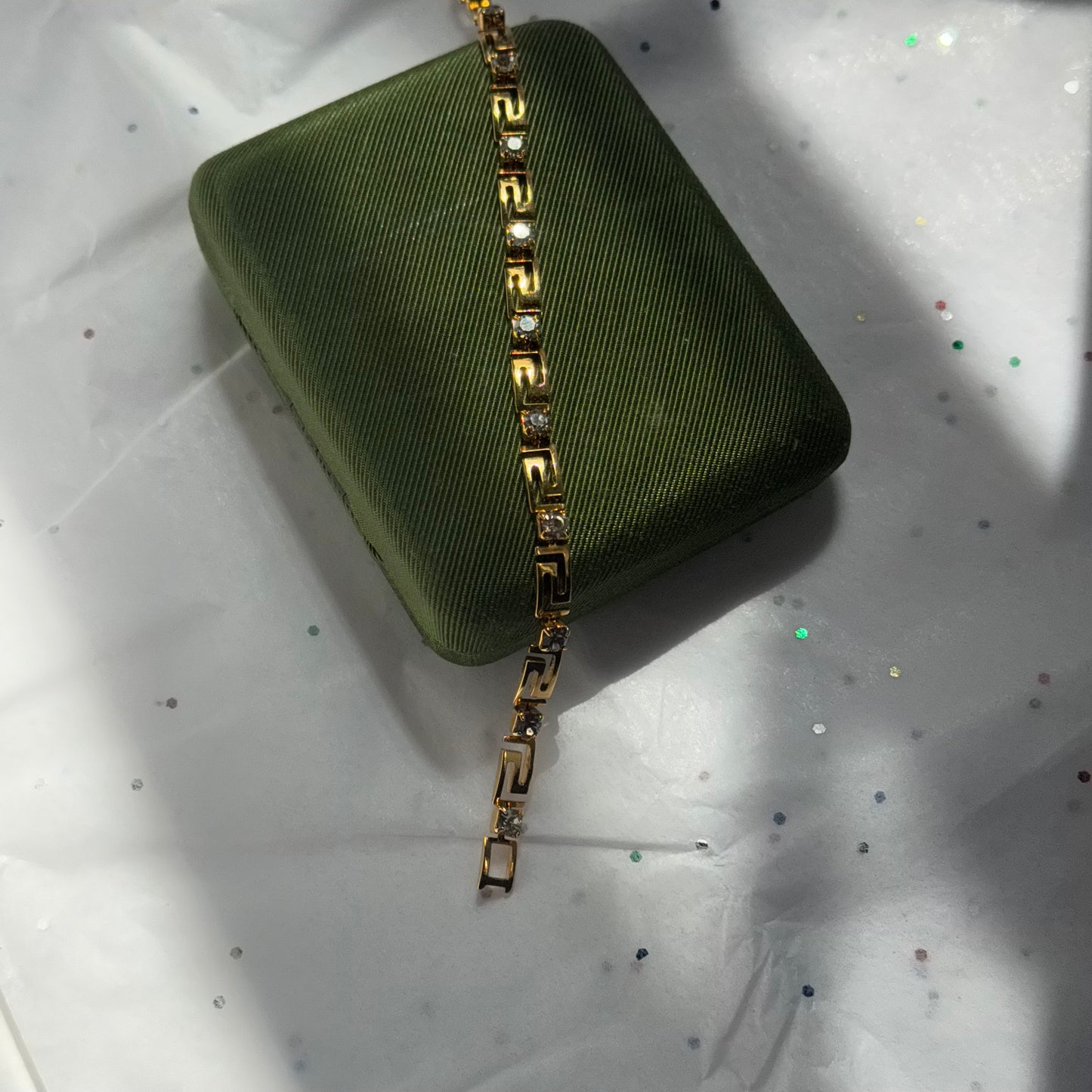 Vintage Avon Rhinestone Tennis Bracelet