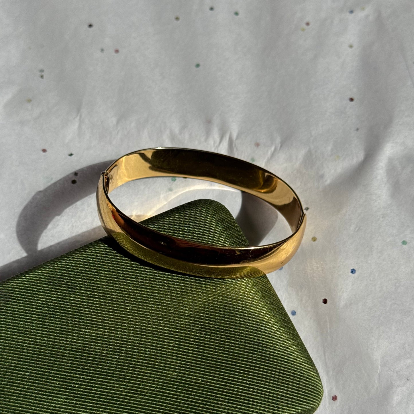 Vintage Gold Bangle Bracelet