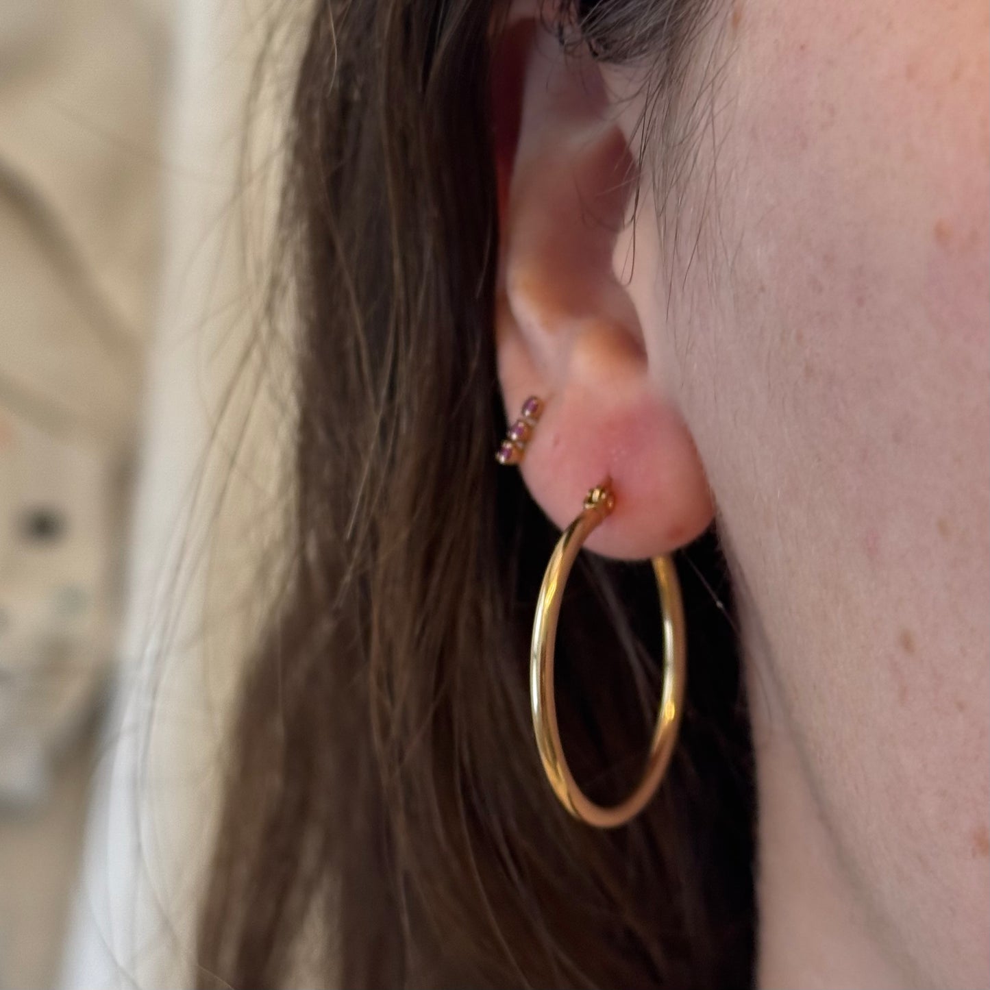 Gold Hoop Earrings