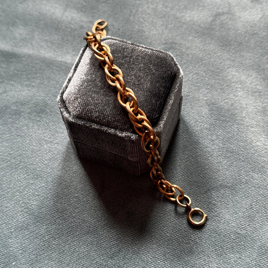 Vintage Gold Chain Bracelet