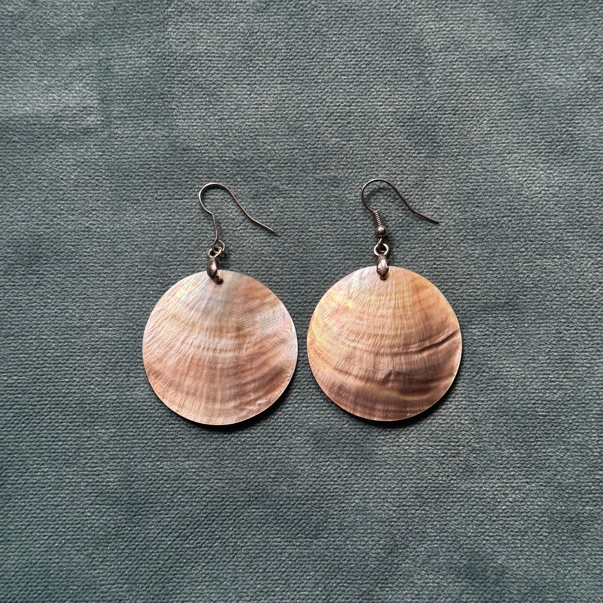 Vintage Mother of Pearl Shell Earrings