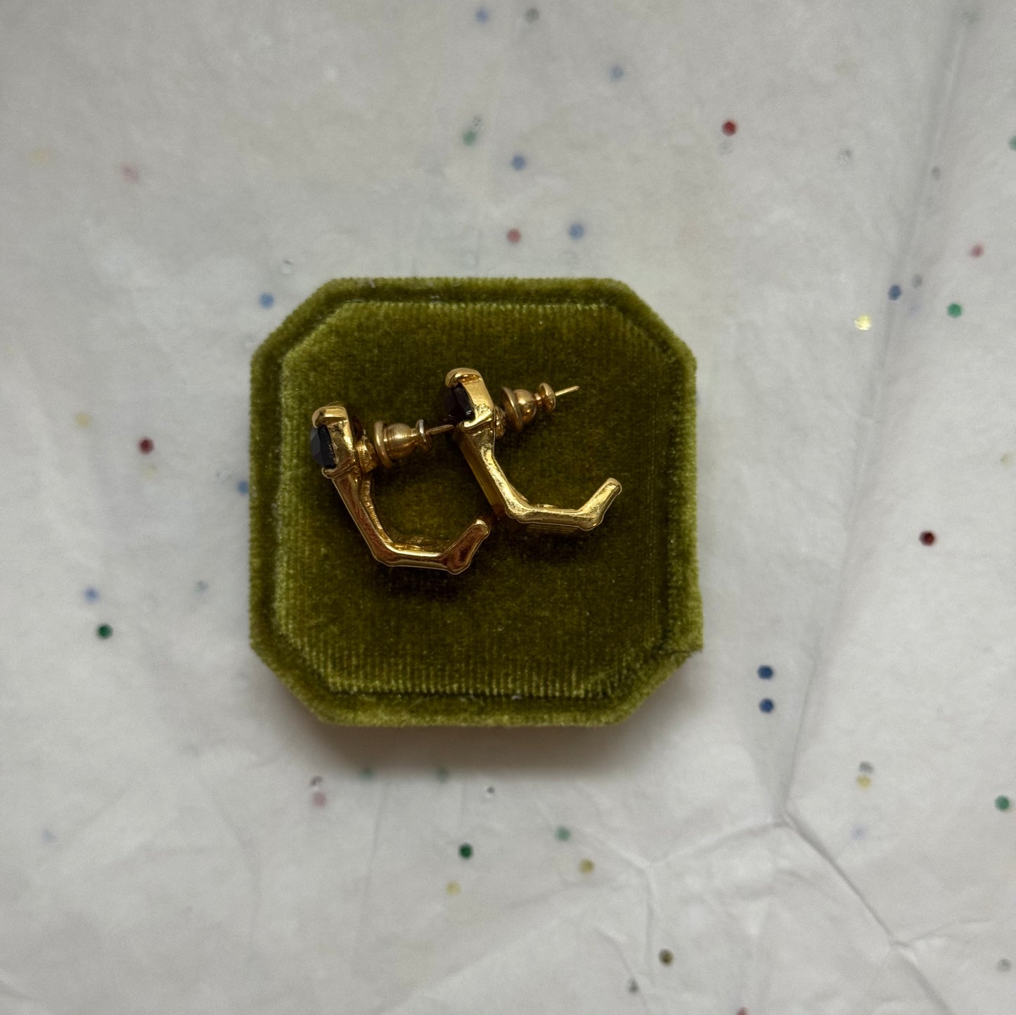 Vintage Trifari Gold Earrings