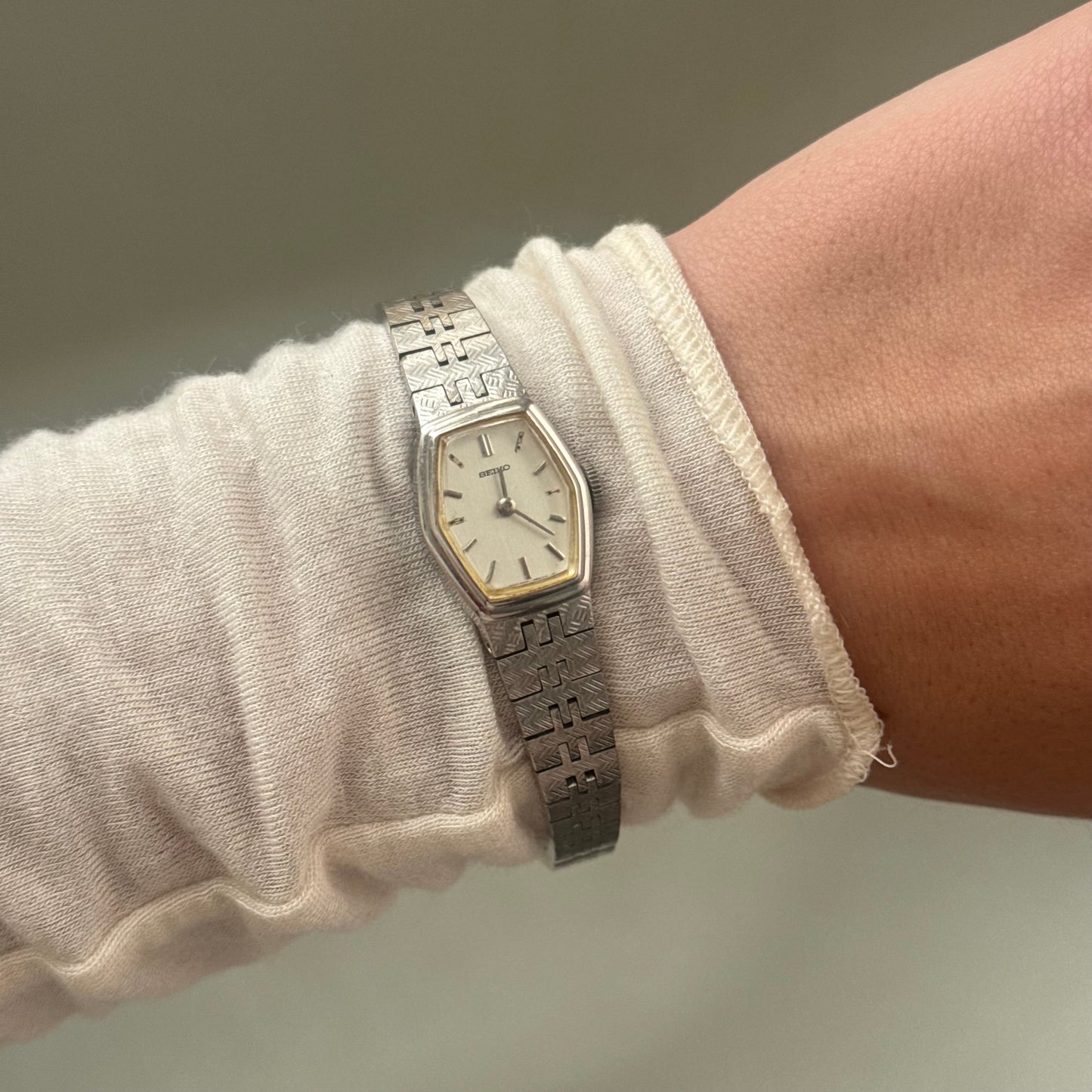 Vintage Silver Seiko Watch