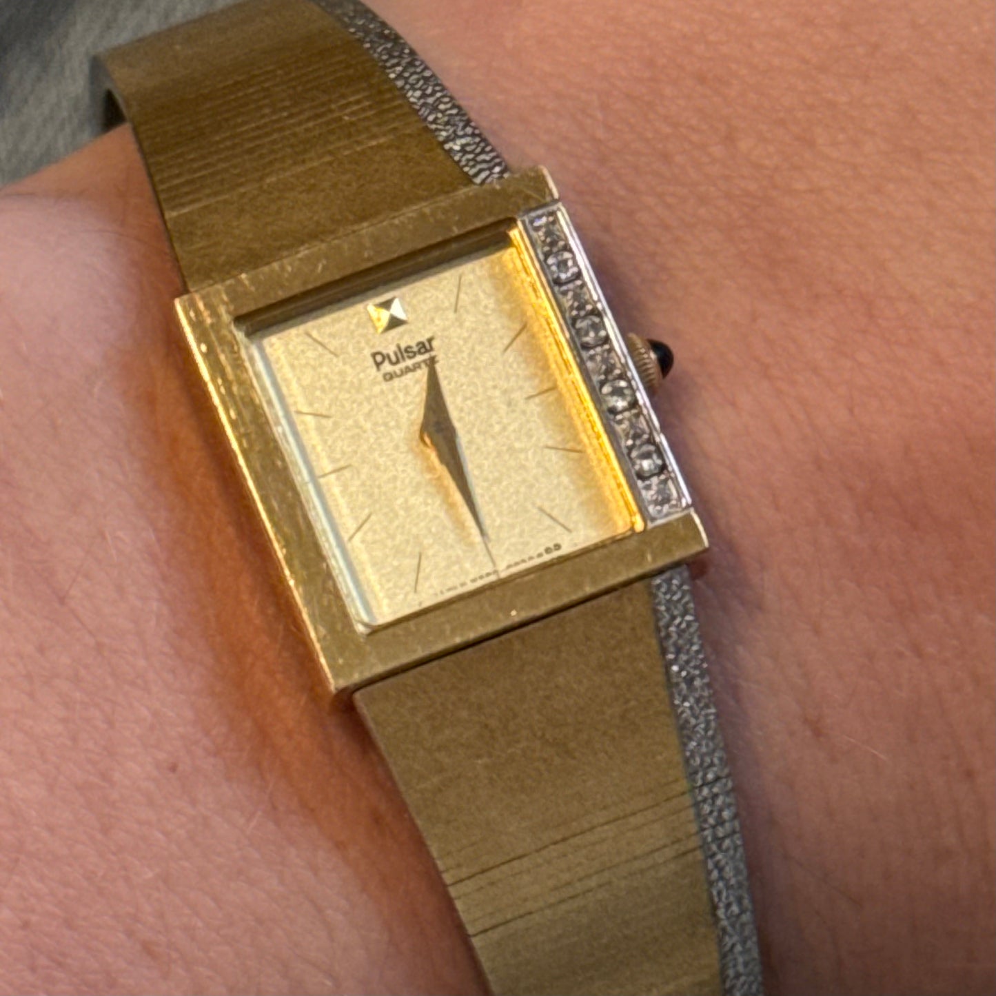 Vintage Two-Tone Pulsar Watch
