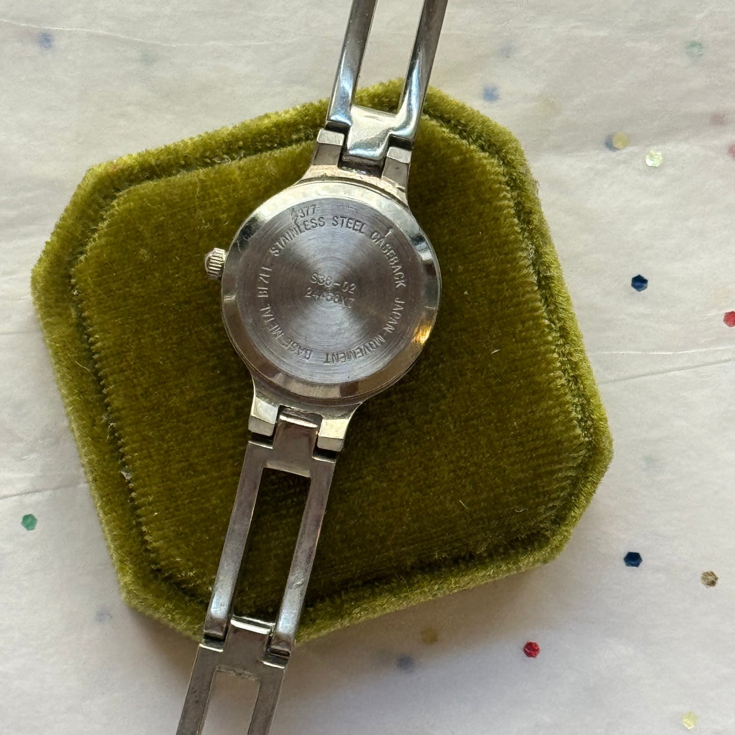 Vintage Silver Face Watch