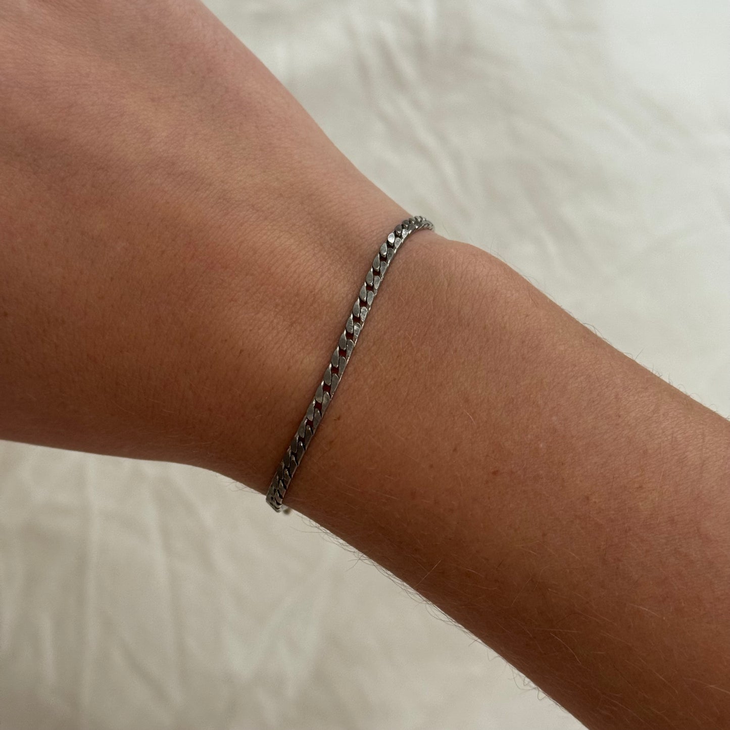 Vintage Silver Chain Bracelet