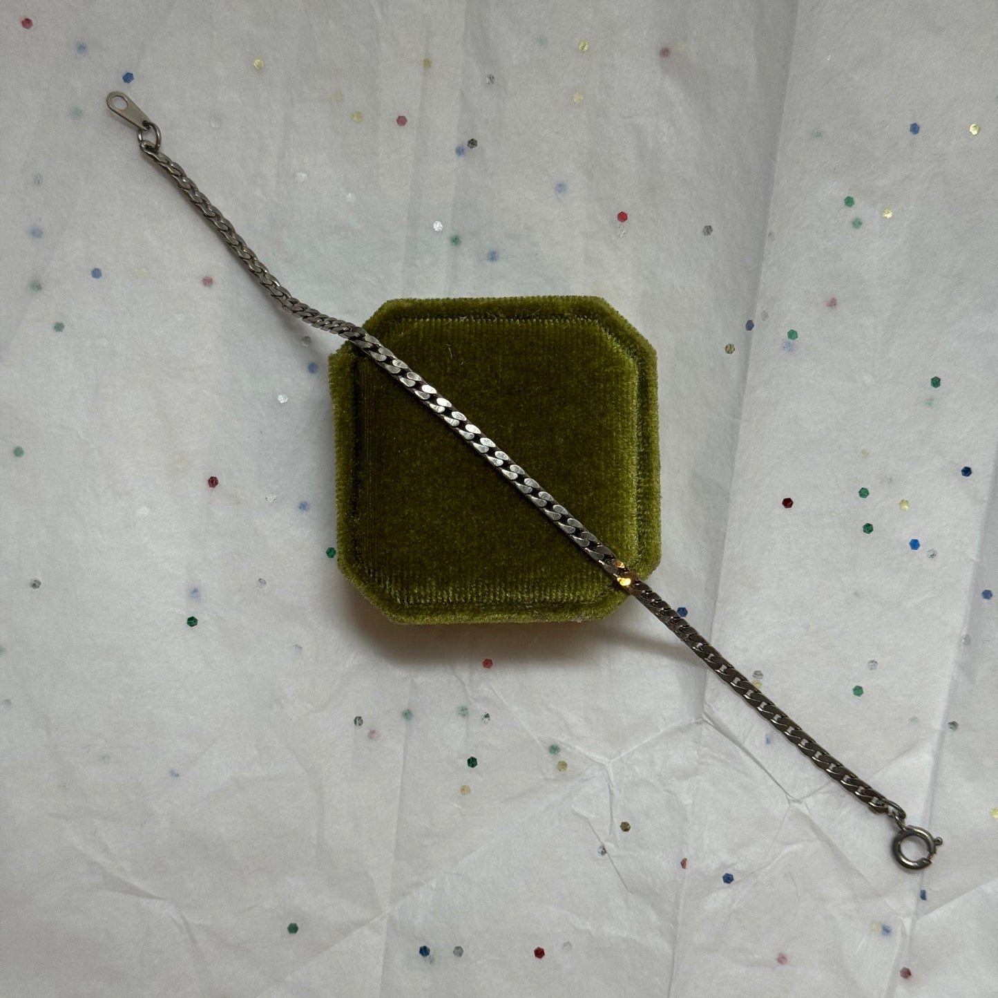 Vintage Silver Chain Bracelet
