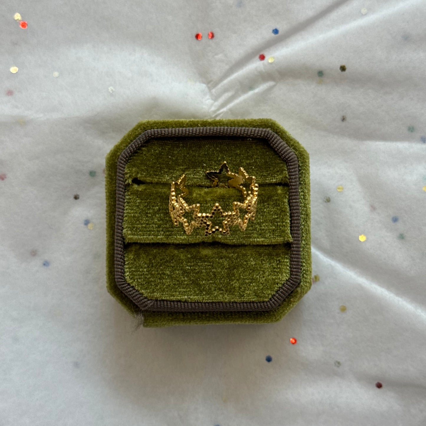 Gold Star Ring
