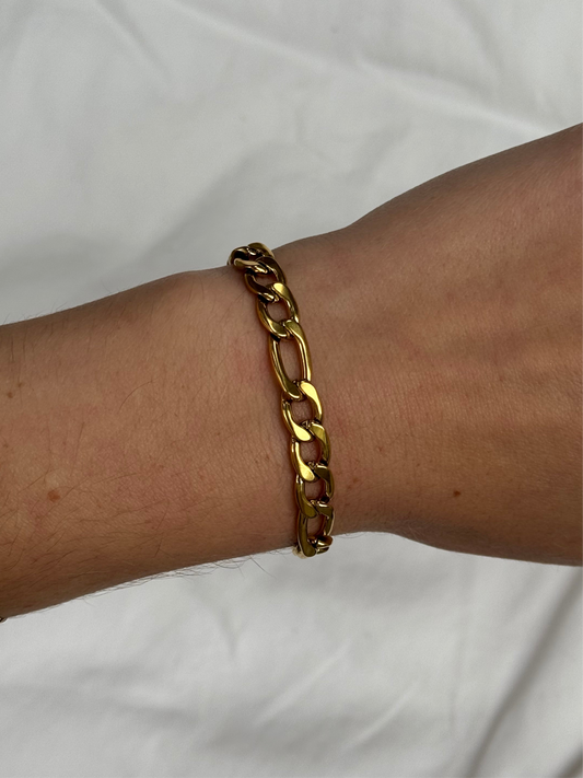 Gold Figaro Bracelet