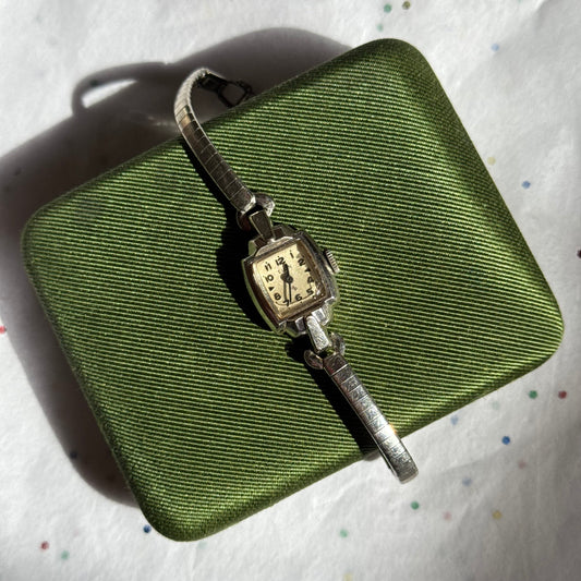 Vintage Silver Elgin Watch