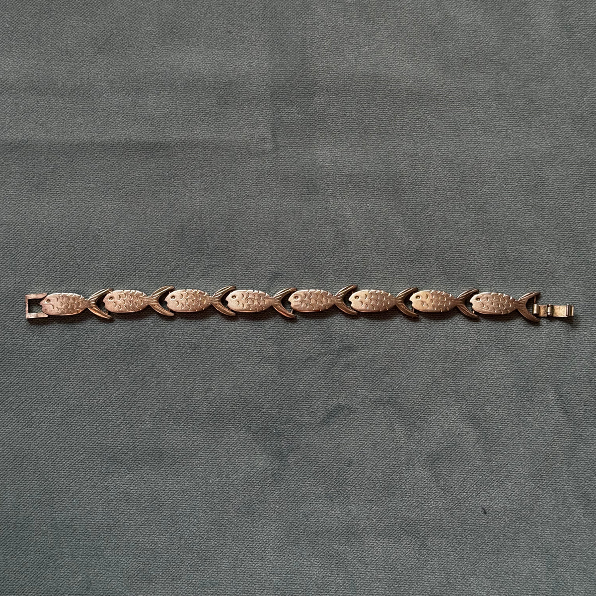 Vintage Sterling Silver Fish Bracelet