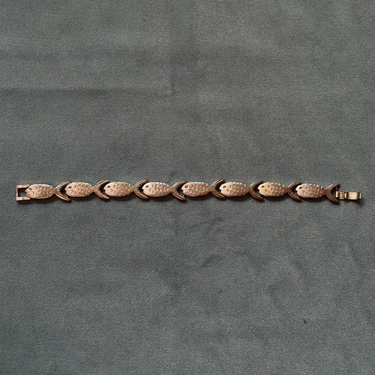 Vintage Sterling Silver Fish Bracelet