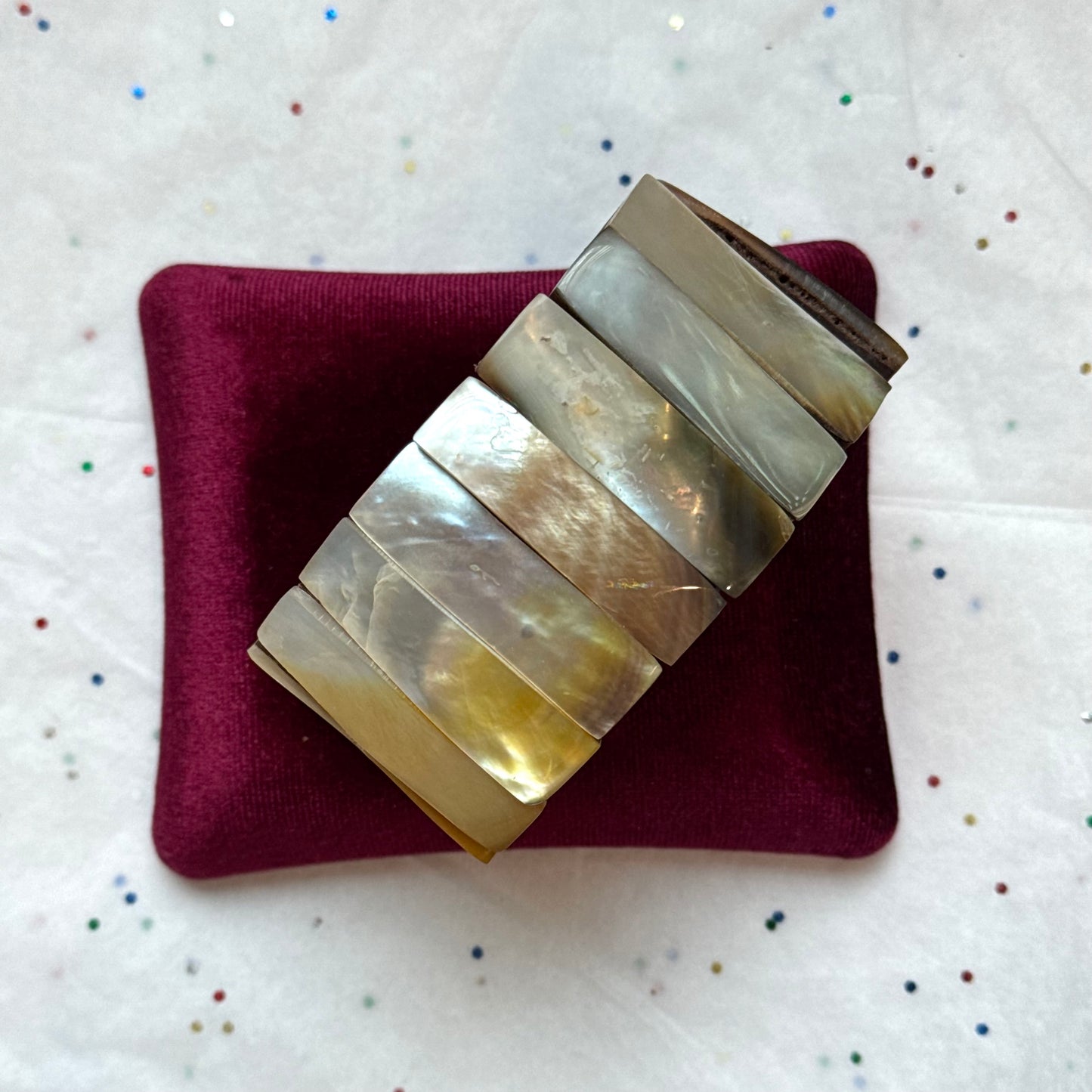 Shell Stretch Bracelet - Sourced in Greece