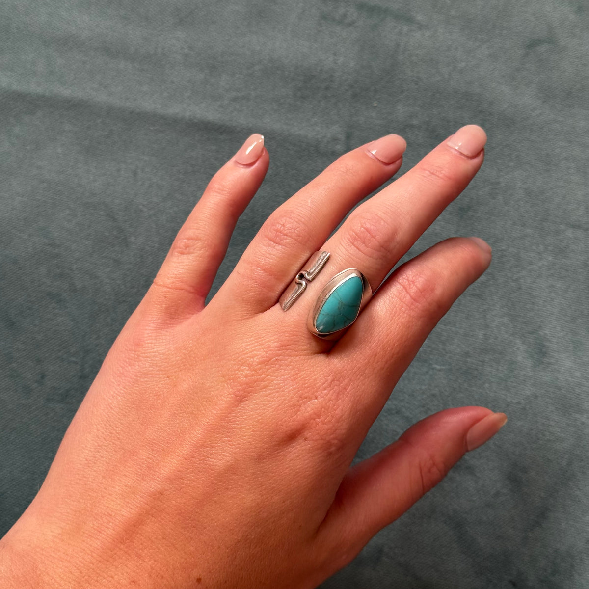 Vintage Turquoise Sterling Silver Ring
