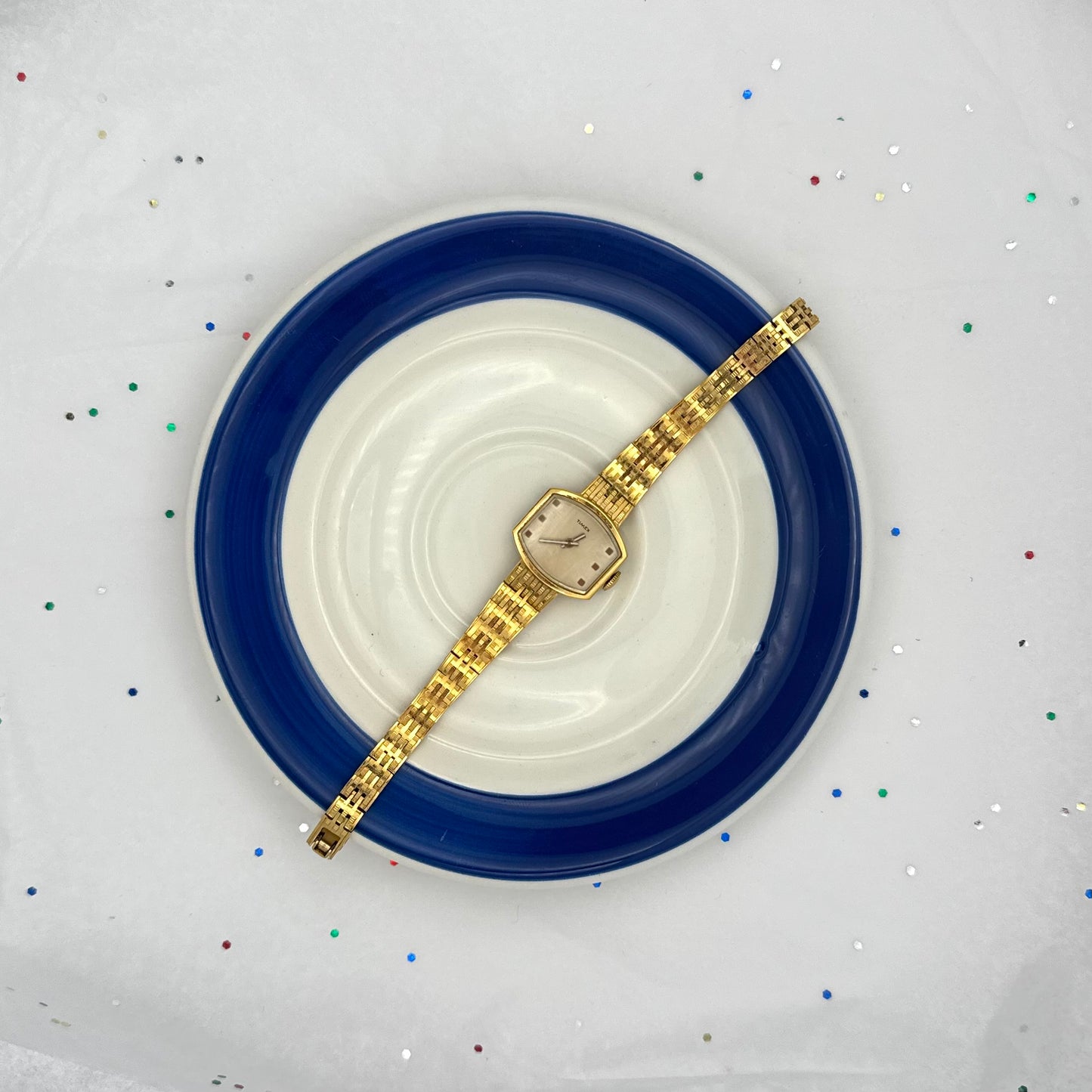 Vintage French Blue and White Dish - Sourced in Paris
