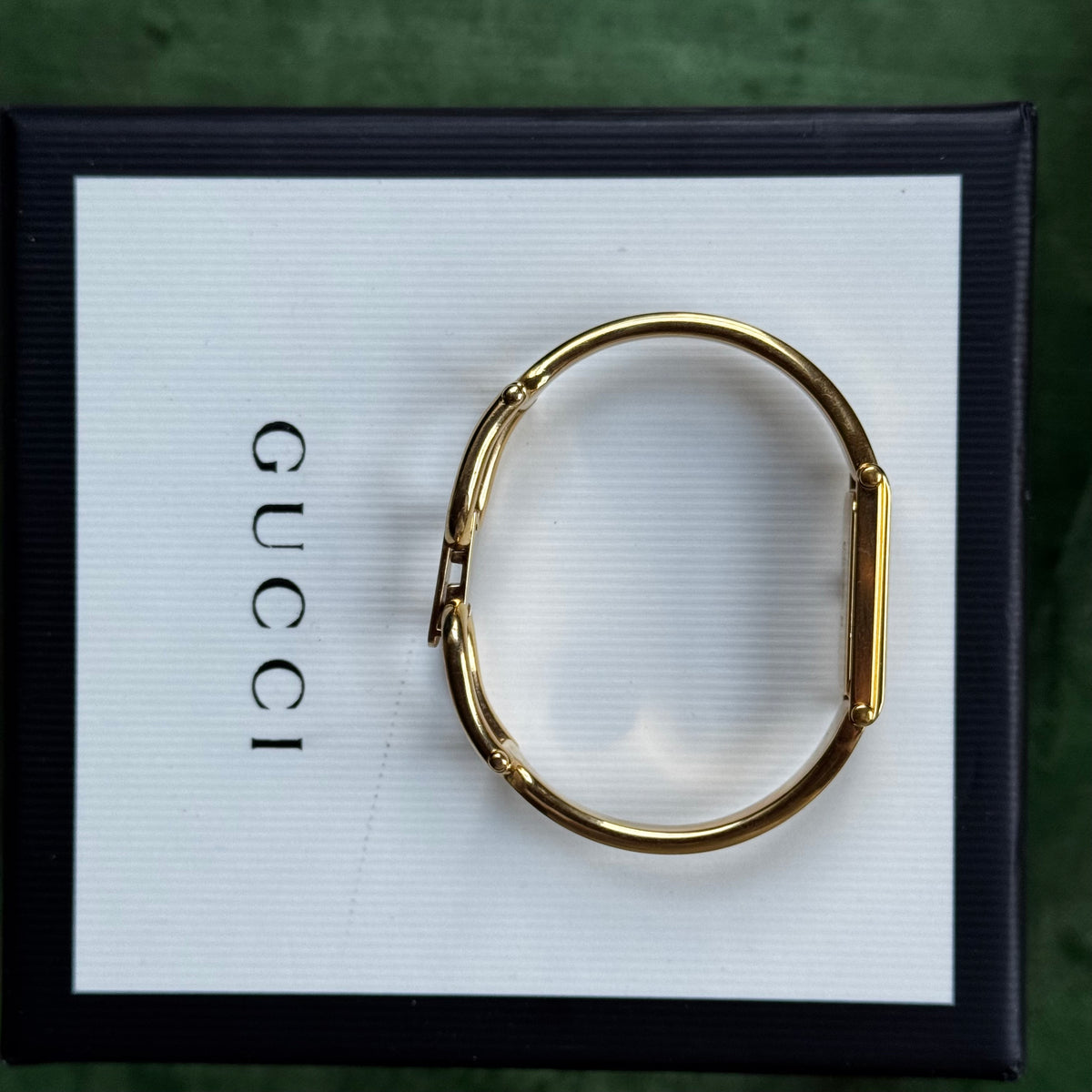 Vintage Authentic Gucci Gold Horsebit 1500L Watch