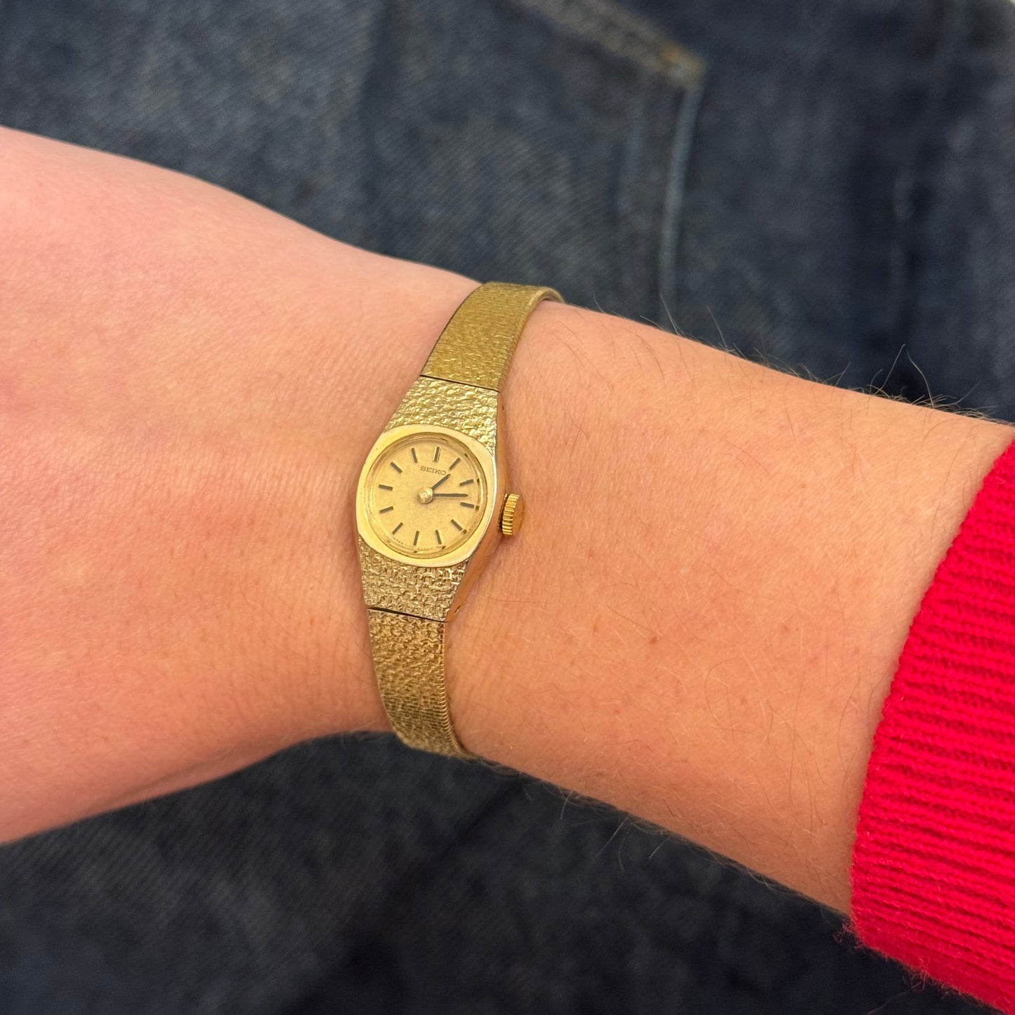 Vintage Gold Seiko Watch