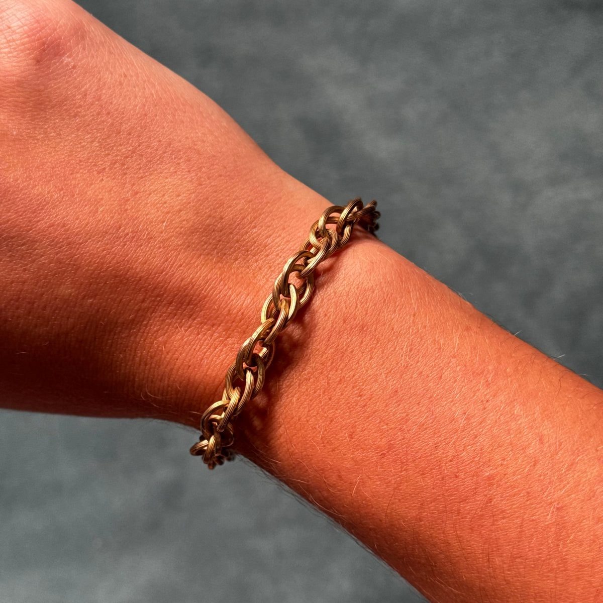 Vintage Gold Chain Bracelet