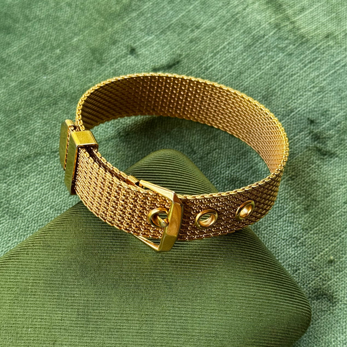 Vintage Avon Gold Buckle Bracelet