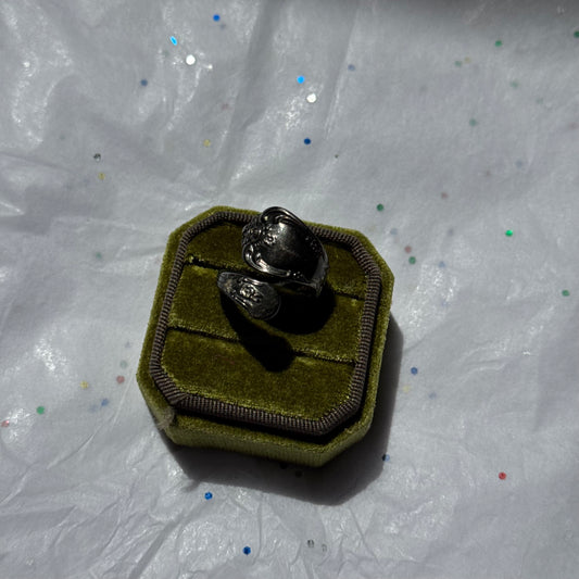 Vintage Silverplate Spoon Wrap Ring