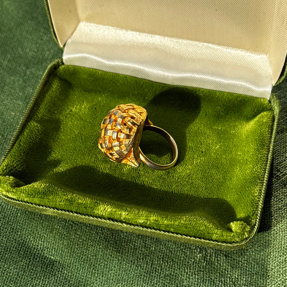 Vintage Gold Woven Ring