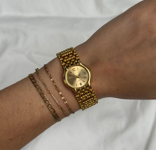 Vintage Gold Band Watch
