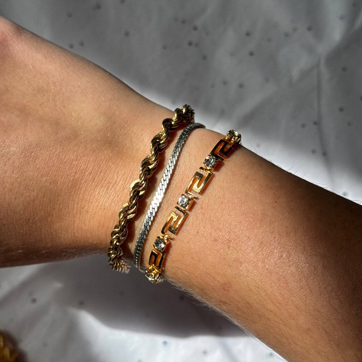 Vintage Avon Rhinestone Tennis Bracelet