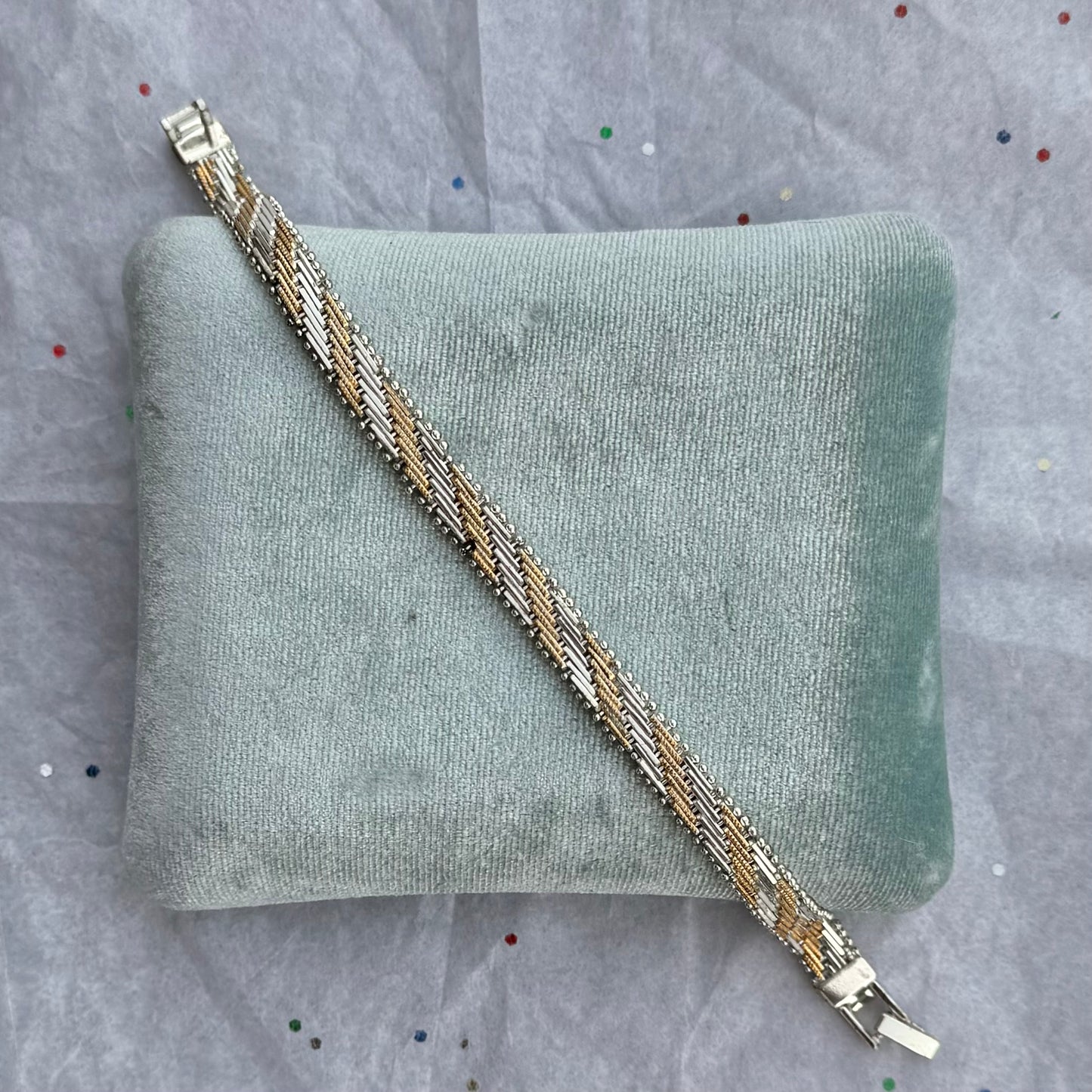 Vintage Two-Tone Bracelet Reversible