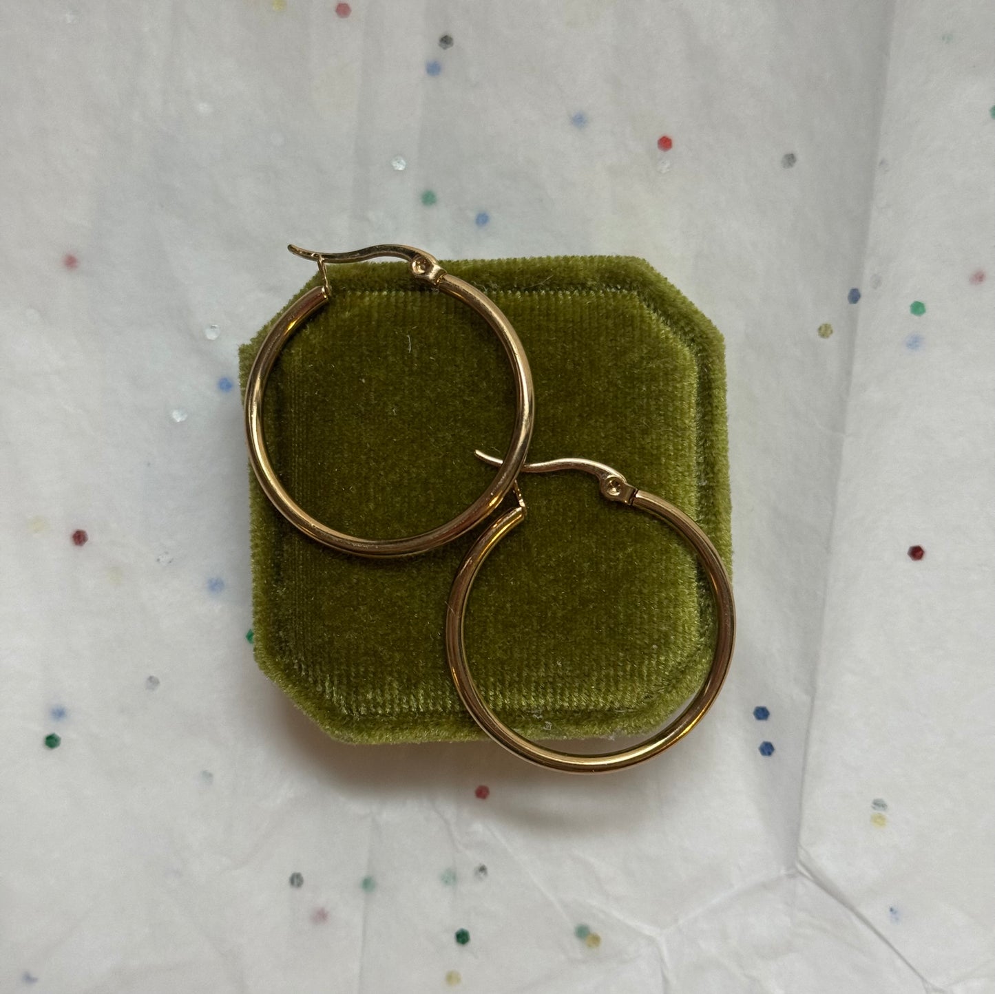 Gold Hoop Earrings