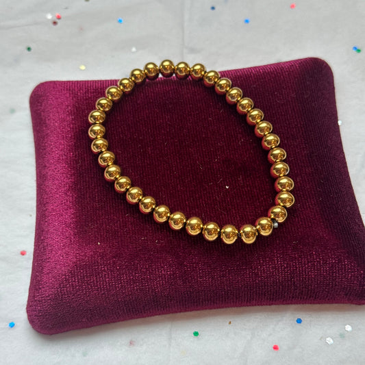 Gold Beaded Bracelet