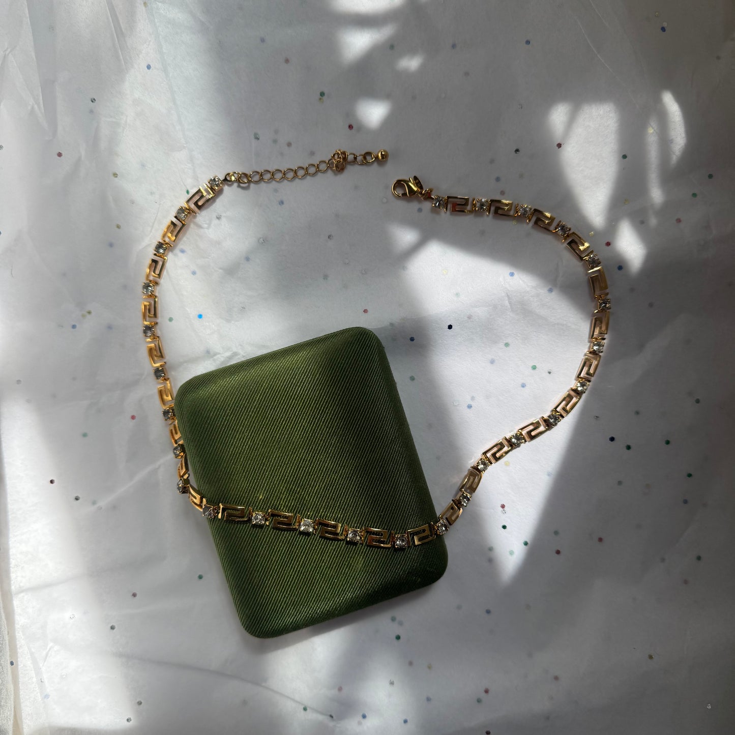 Vintage Avon Rhinestone Tennis Necklace
