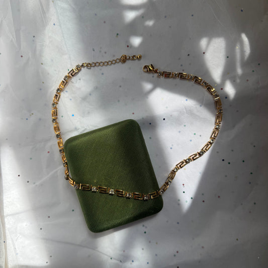 Vintage Avon Rhinestone Tennis Necklace