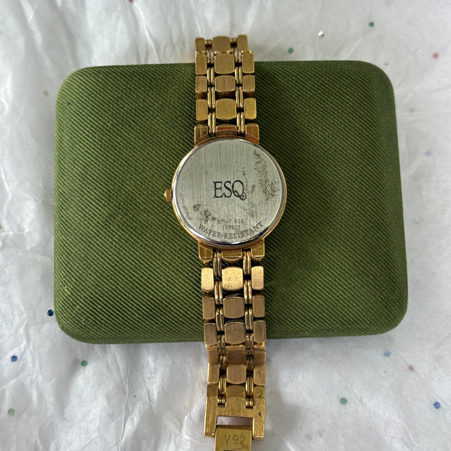 Vintage Authentic Movado Running Gold Watch